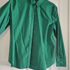Worthington Vibrant Green Women's Button Down Shirt